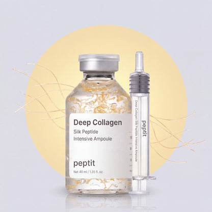 peptit Deep Collagen Silk Peptide Intensive Ampoule, 40 ml vial with needle-free applicator